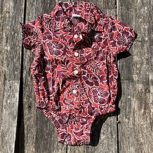 New With Tags Baby Gap Hawaiian Onesie